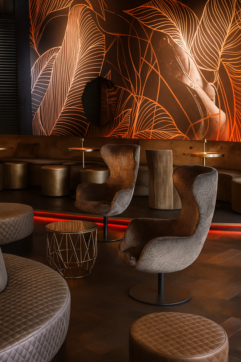 Alles dreht sich um Design, Möbel, Interieur