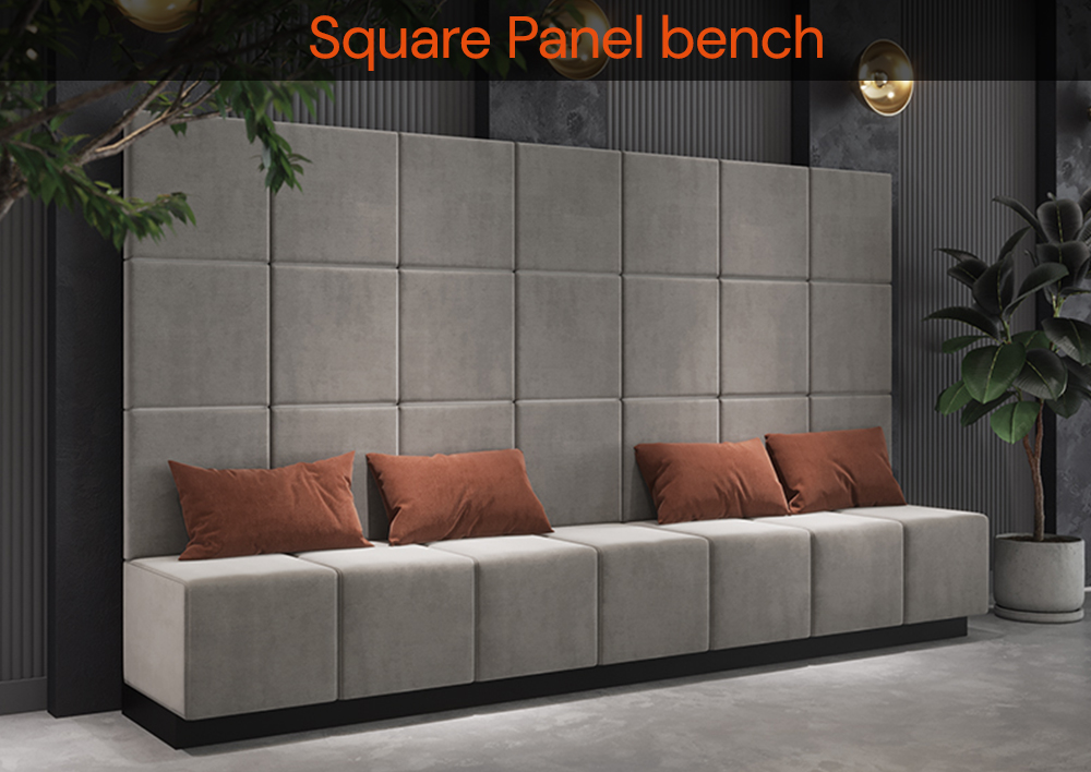 Square Panel Bench