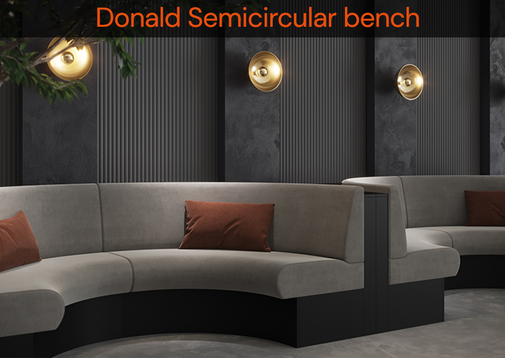 Donald Semicircular Bench