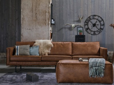 West sofa 3 seater leather